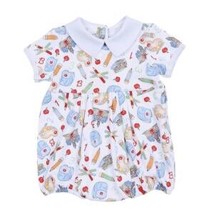 NEW MAGNOLIA BABY boy's school days sweetness collared boys short sleeve bubble